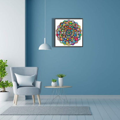 Mandala - Full Square Drill Diamond Painting 30*30CM