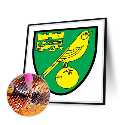 Norwich City Football Club - Full Round Drill Diamond Painting 30*30CM