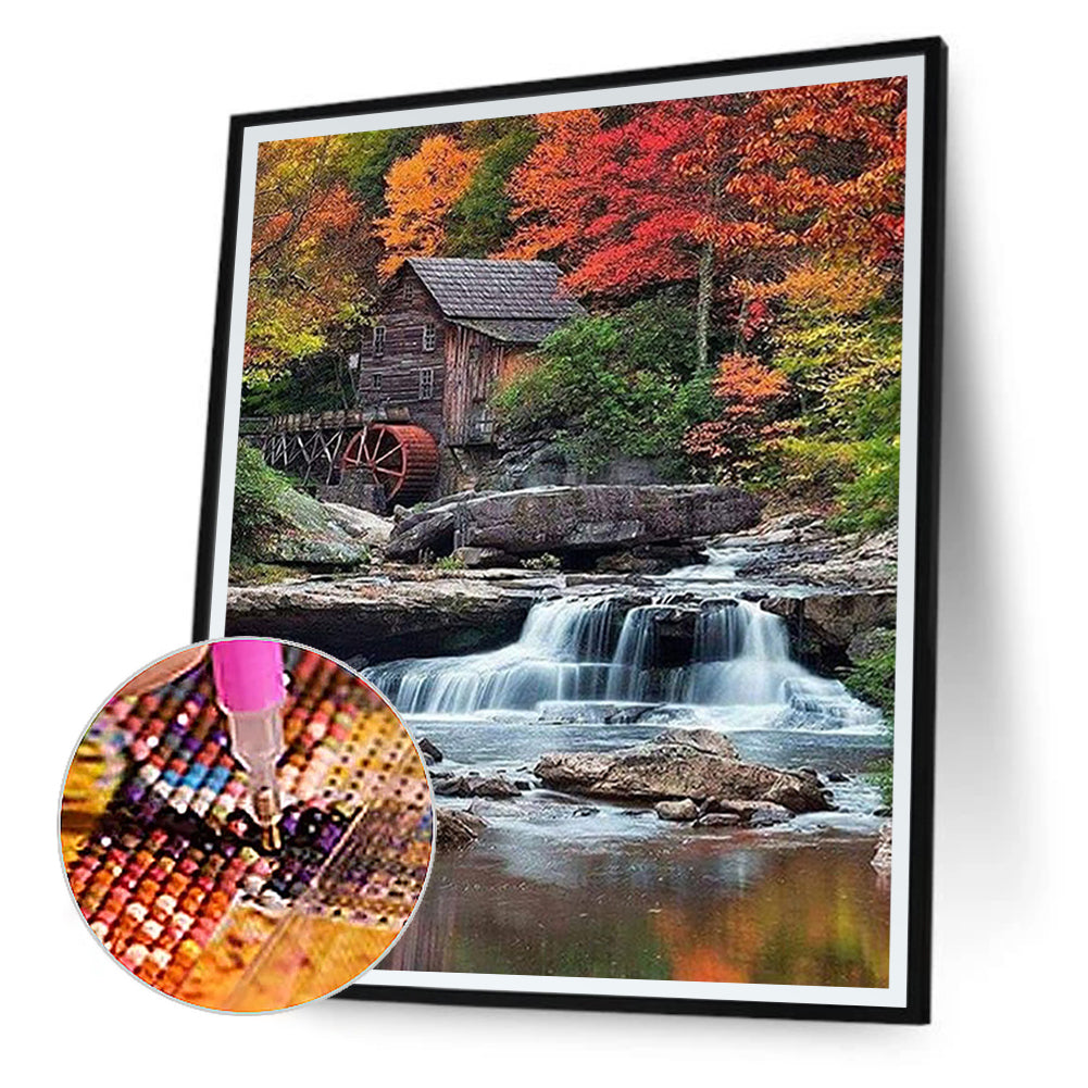 Running Water - Full Round Drill Diamond Painting 30*40CM