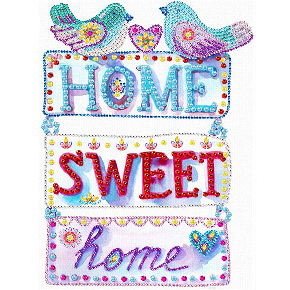 Home - Special Shaped Drill Diamond Painting 30*40CM