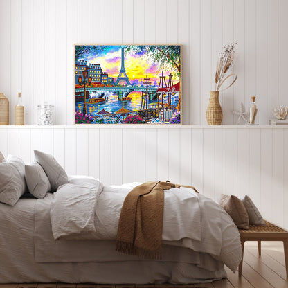 Eiffel Tower - Special Shaped Drill Diamond Painting 40*30CM