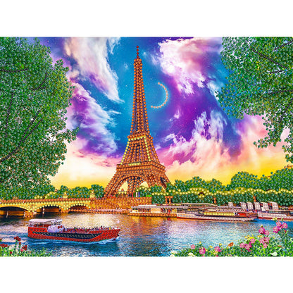 Eiffel Tower - Special Shaped Drill Diamond Painting 40*30CM