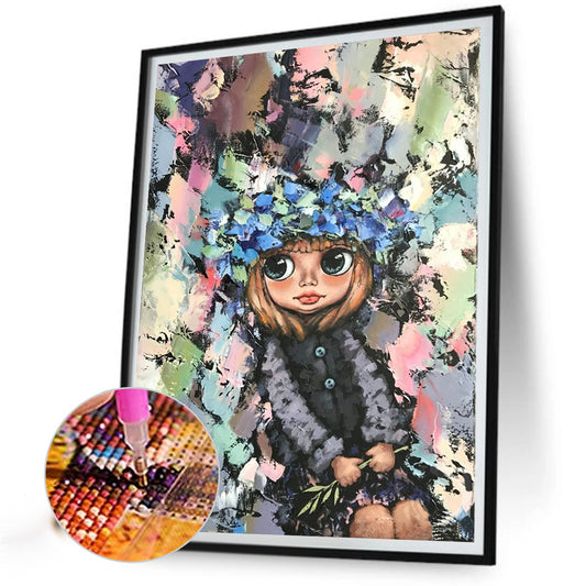 Artist Gunning Alexander Little Girl - Full Round Drill Diamond Painting 30*40CM