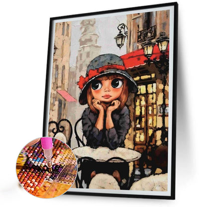 Artist Gunning Alexander Little Girl - Full Round Drill Diamond Painting 30*40CM