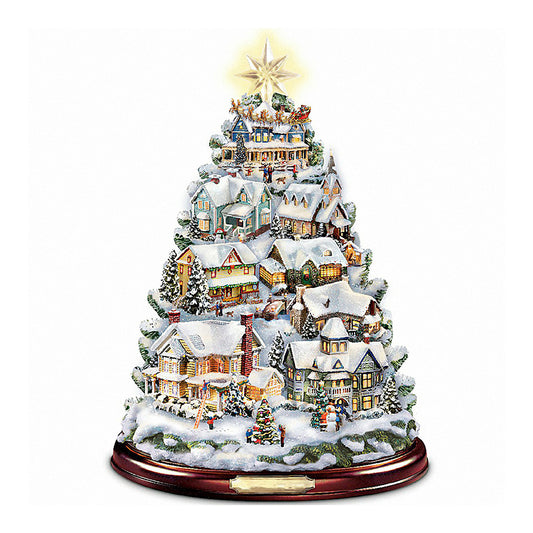 Christmas Tree - Full Round Drill Diamond Painting 30*30CM