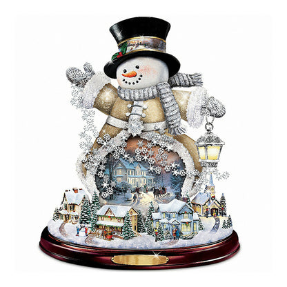 Christmas Snowman - Full Round Drill Diamond Painting 30*30CM