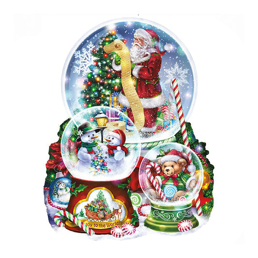 Christmas Crystal Ball - Full Round Drill Diamond Painting 30*30CM