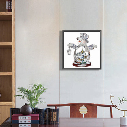 Christmas Snowman - Full Round Drill Diamond Painting 30*30CM