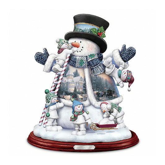 Christmas Snowman - Full Round Drill Diamond Painting 30*30CM