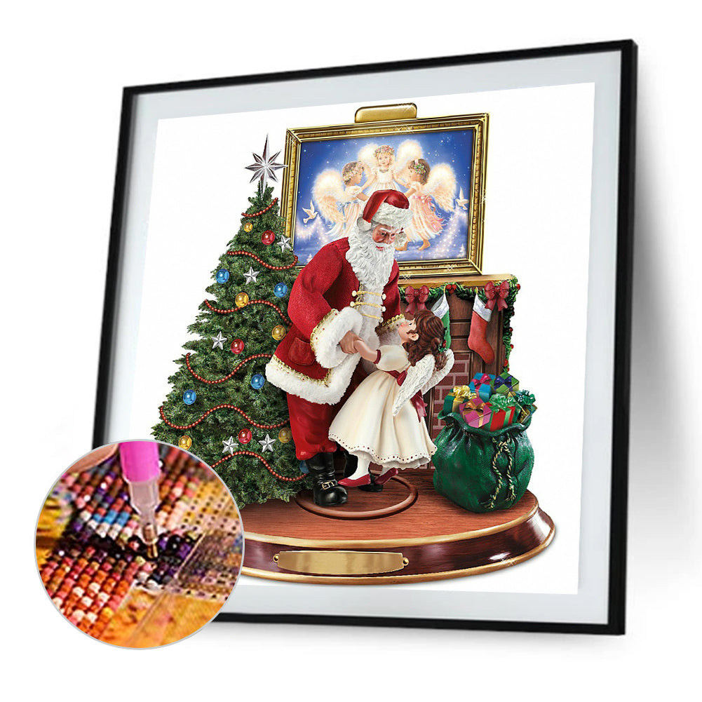 Santa Claus - Full Round Drill Diamond Painting 30*30CM