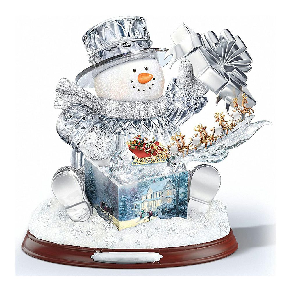 Christmas Snowman - Full Round Drill Diamond Painting 30*30CM