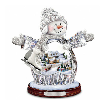 Christmas Snowman - Full Round Drill Diamond Painting 30*30CM