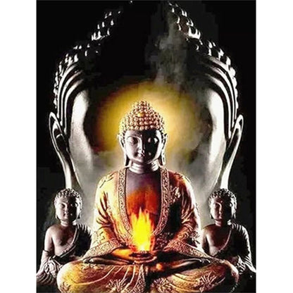 Buddha Statue - Full Round Drill Diamond Painting 30*40CM