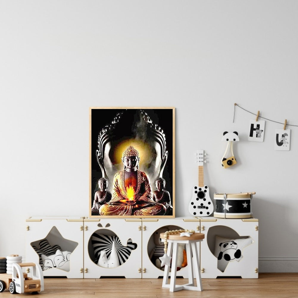 Buddha Statue - Full Round Drill Diamond Painting 30*40CM