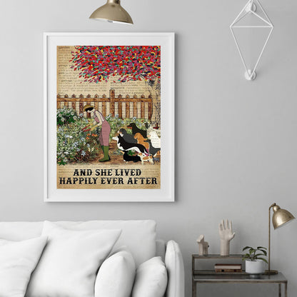 Warm Picture Of The Courtyard - Full Round Drill Diamond Painting 40*50CM