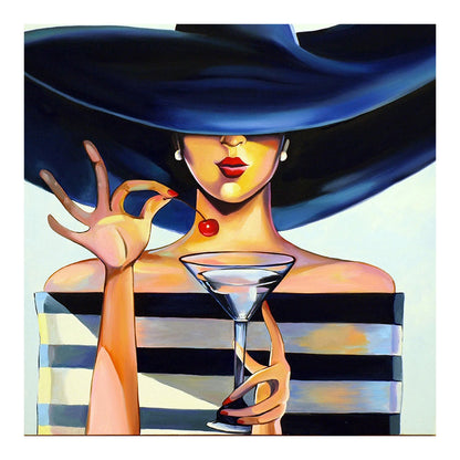 Temperament Woman - Full Round Drill Diamond Painting 30*30CM
