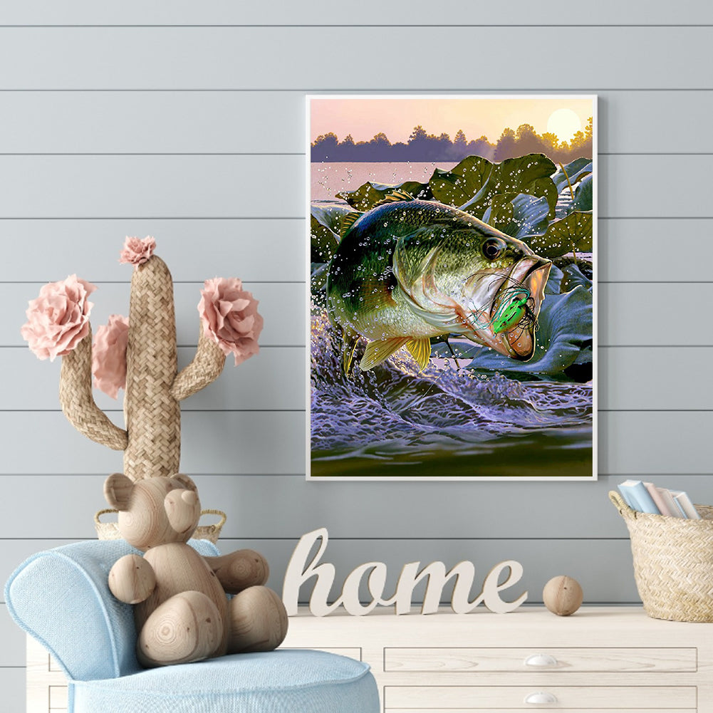 Big Fish - Full Round Drill Diamond Painting 30*40CM