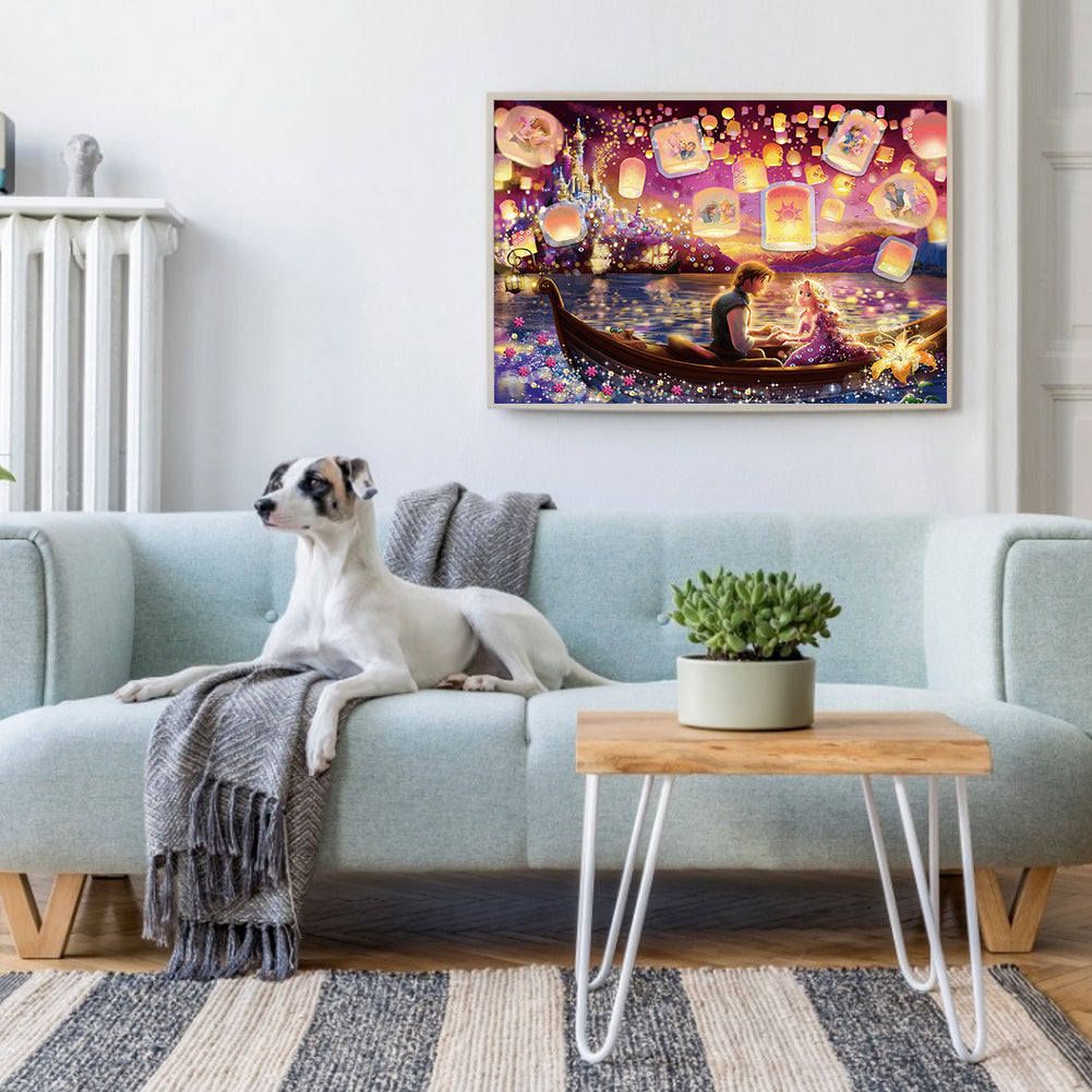 Tangled - Full Round Drill Diamond Painting 40*30CM
