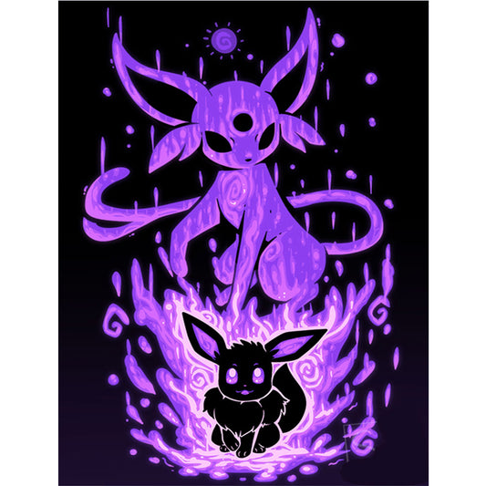 Pokemon Silhouette - Full Round Drill Diamond Painting 40*50CM