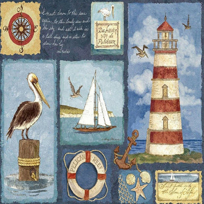 Seaside Scenery - Full Square Drill Diamond Painting 30*30CM