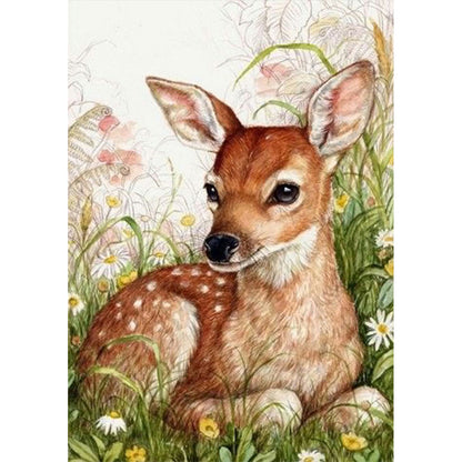 Elk - Full Round Drill Diamond Painting 40*50CM