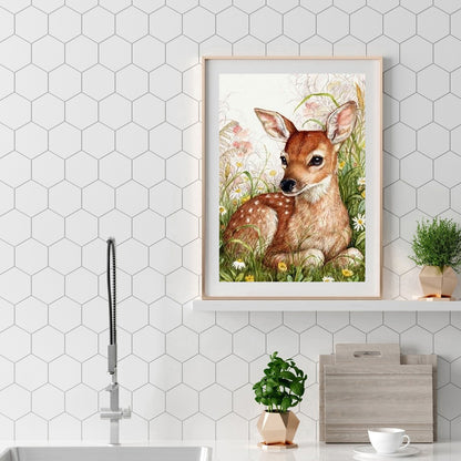 Elk - Full Round Drill Diamond Painting 40*50CM