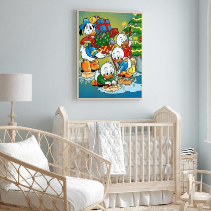 Donald Duck - Full Round Drill Diamond Painting 30*40CM