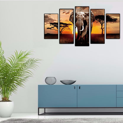 Tropical Elephant - Full Square Drill Diamond Painting 95*45CM