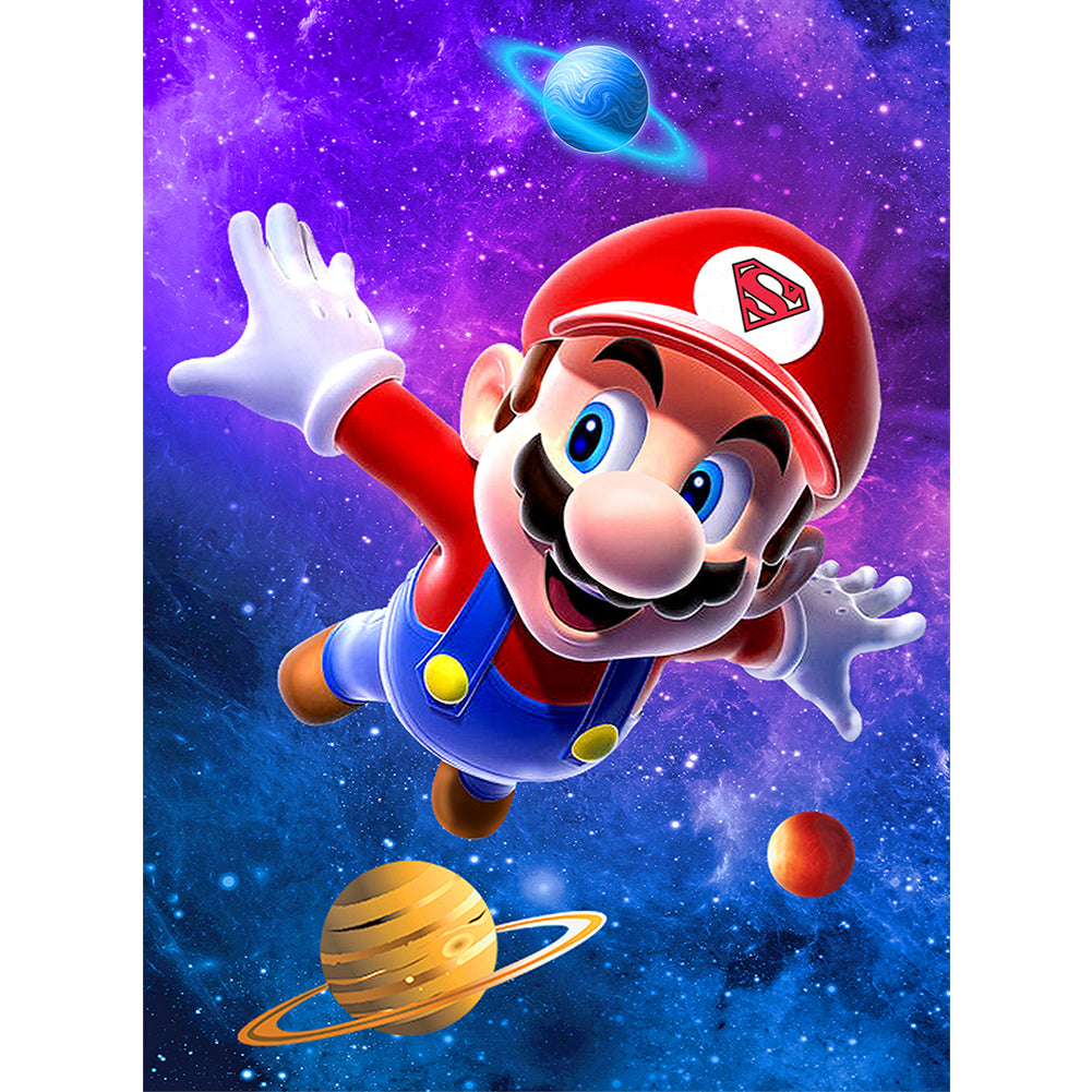 Mario - Full Round Drill Diamond Painting 30*40CM