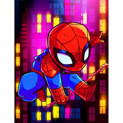 Little Spiderman - Full Round Drill Diamond Painting 30*40CM