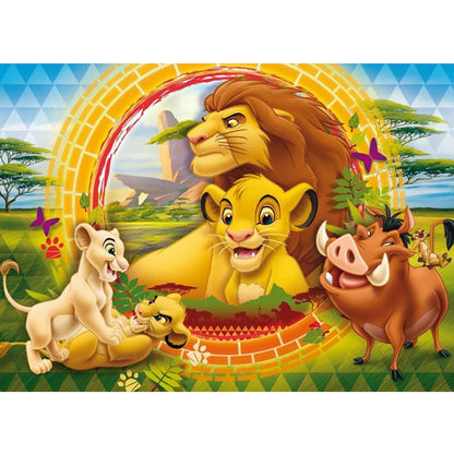 Lion King - Full Round Drill Diamond Painting 40*30CM