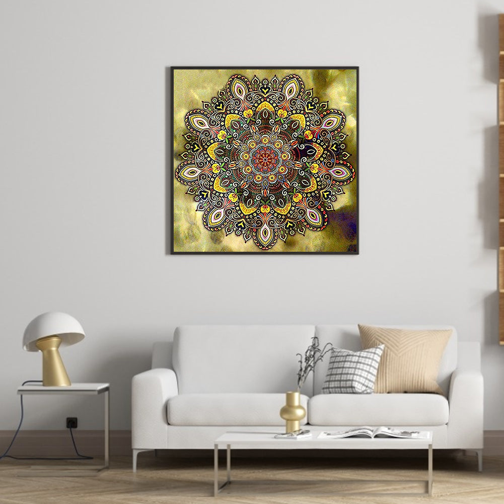 Mandala - Full Round Drill Diamond Painting 40*40CM