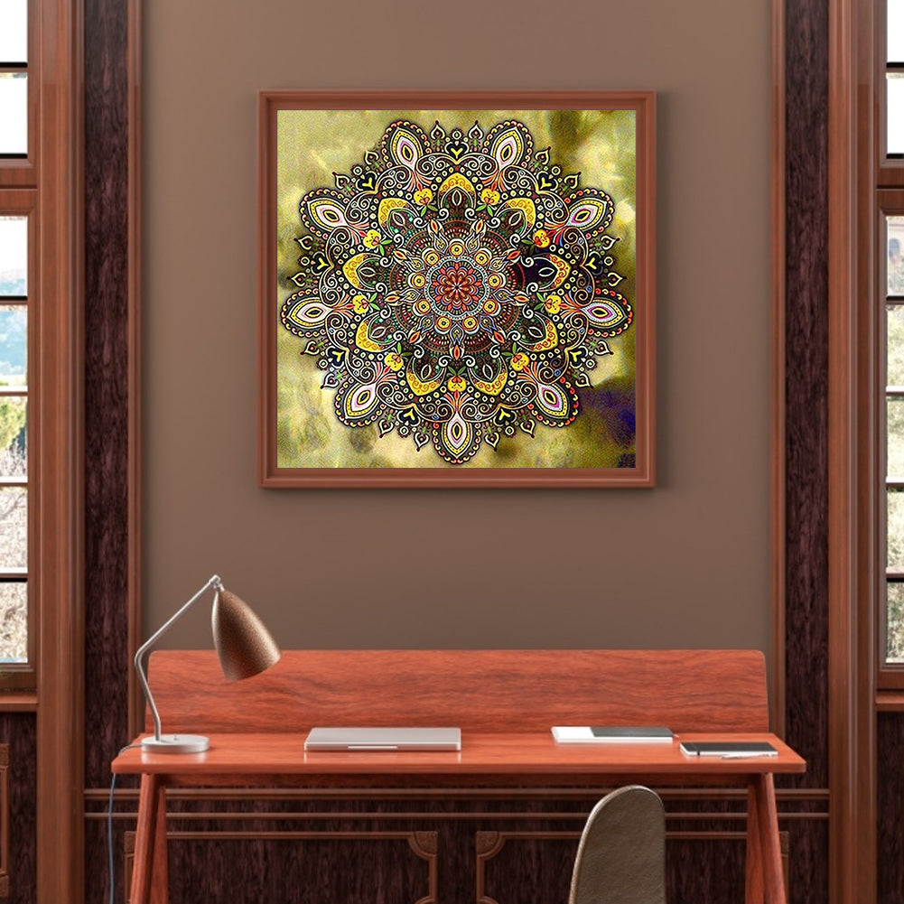 Mandala - Full Round Drill Diamond Painting 40*40CM