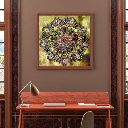 Mandala - Full Round Drill Diamond Painting 40*40CM