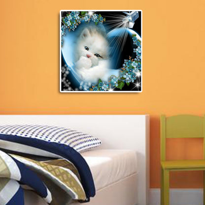 Love Kitten - Full Round Drill Diamond Painting 40*40CM