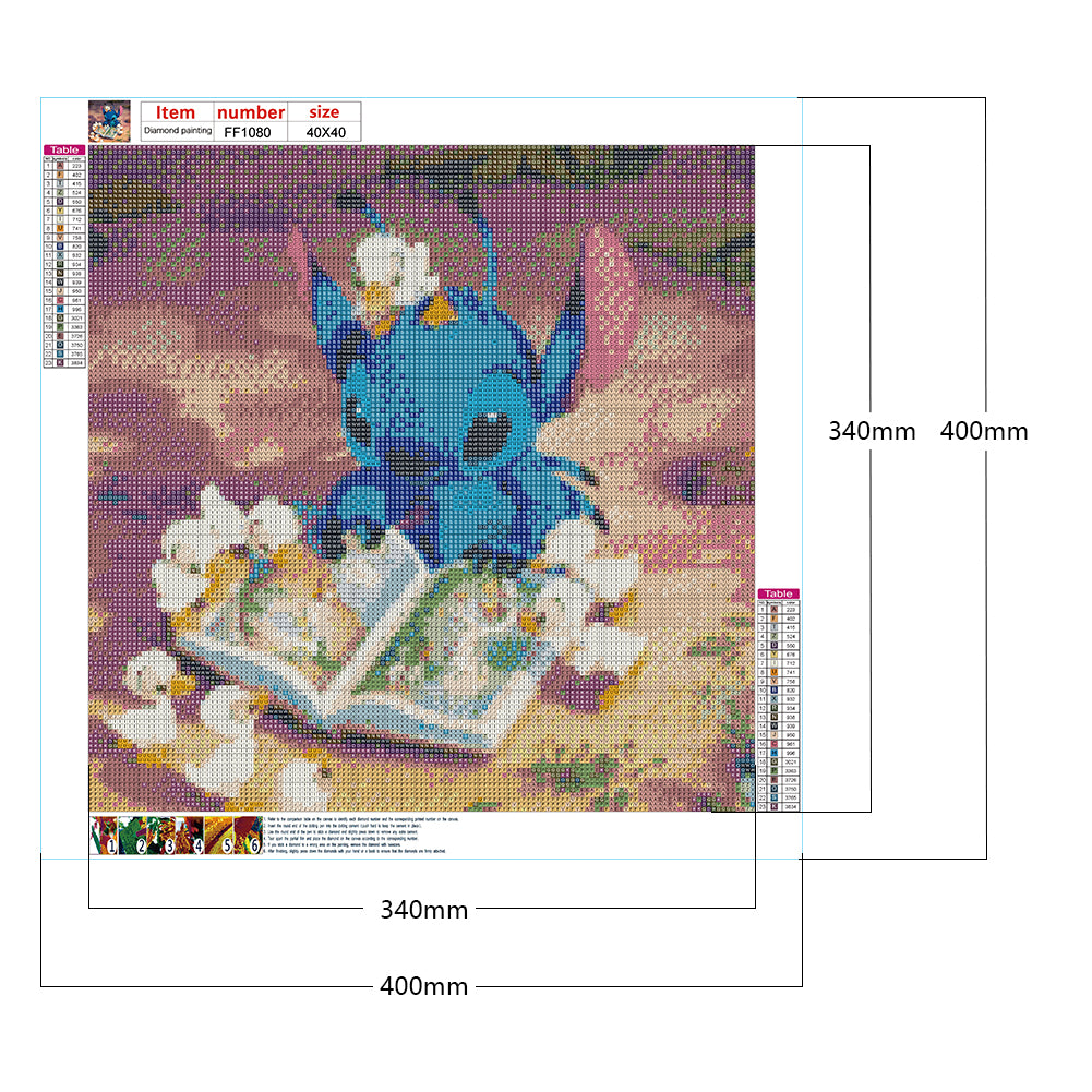 Stitch - Full Square Drill Diamond Painting 40*40CM