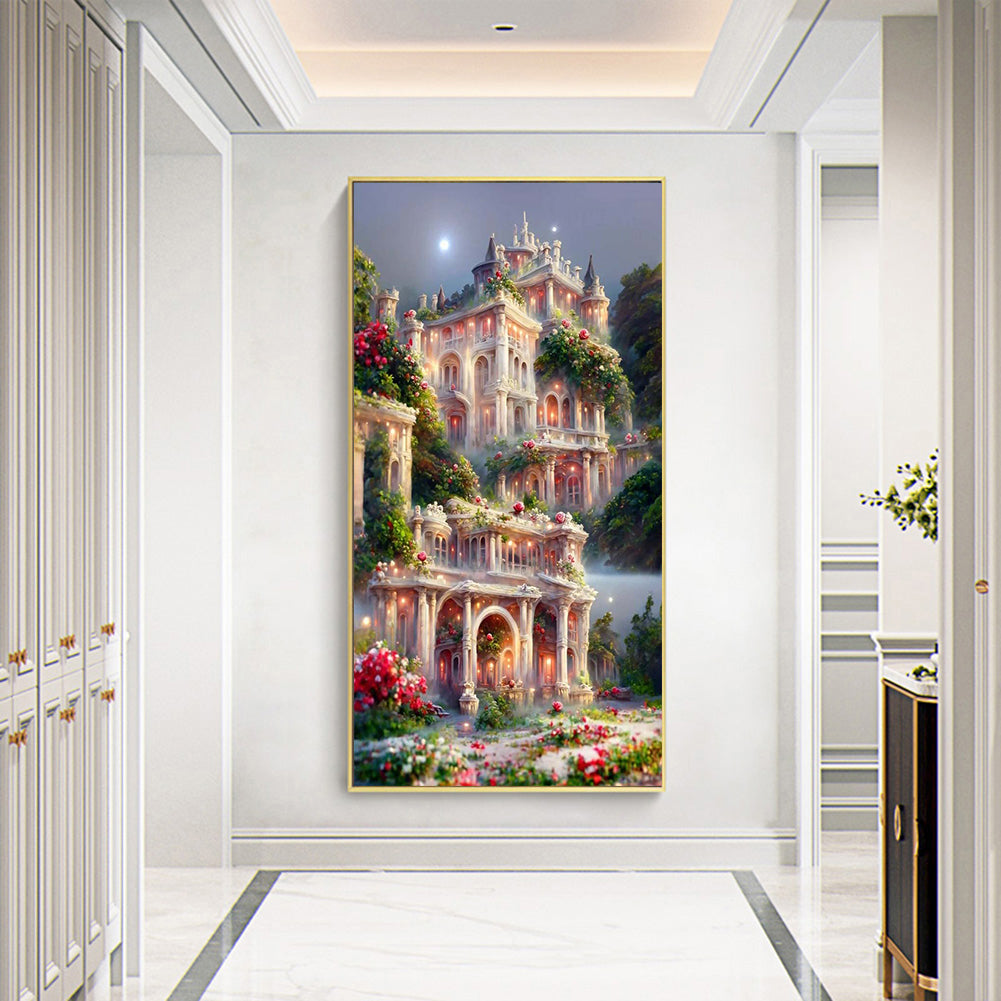 Fantasy Castle - Full Round Drill Diamond Painting 40*60CM