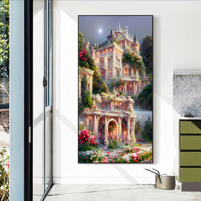 Fantasy Castle - Full Round Drill Diamond Painting 40*60CM