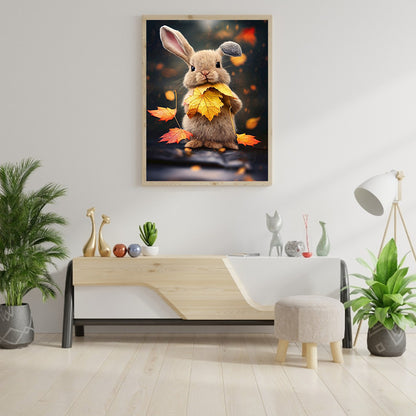 Cute Bunny - Full Round Drill Diamond Painting 30*40CM