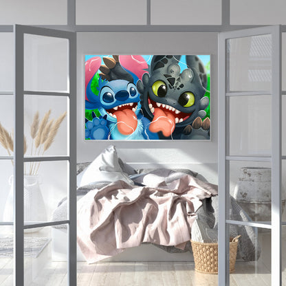 Stitch - Full Square Drill Diamond Painting 40*30CM