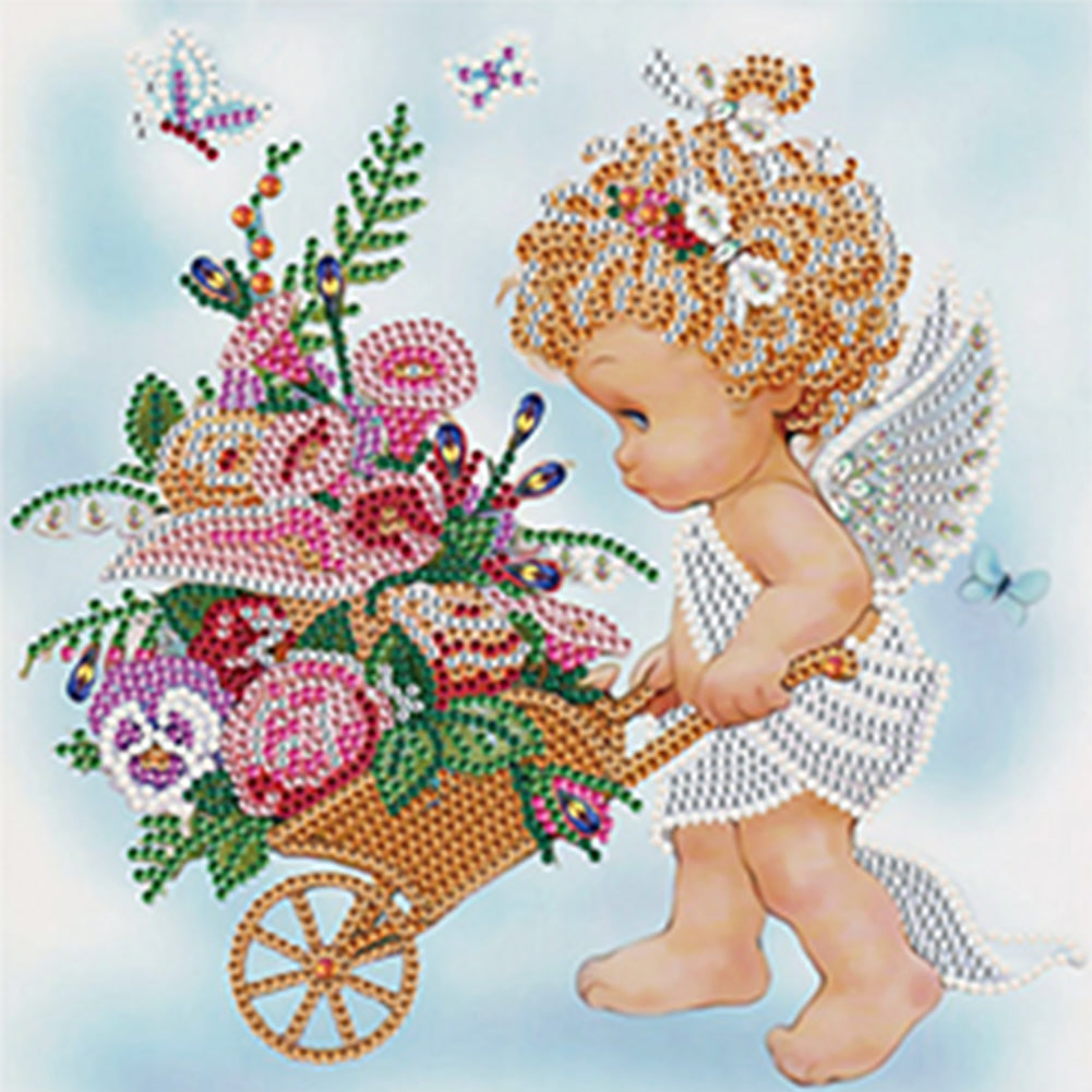 Angel Child - Special Shaped Drill Diamond Painting 30*30CM