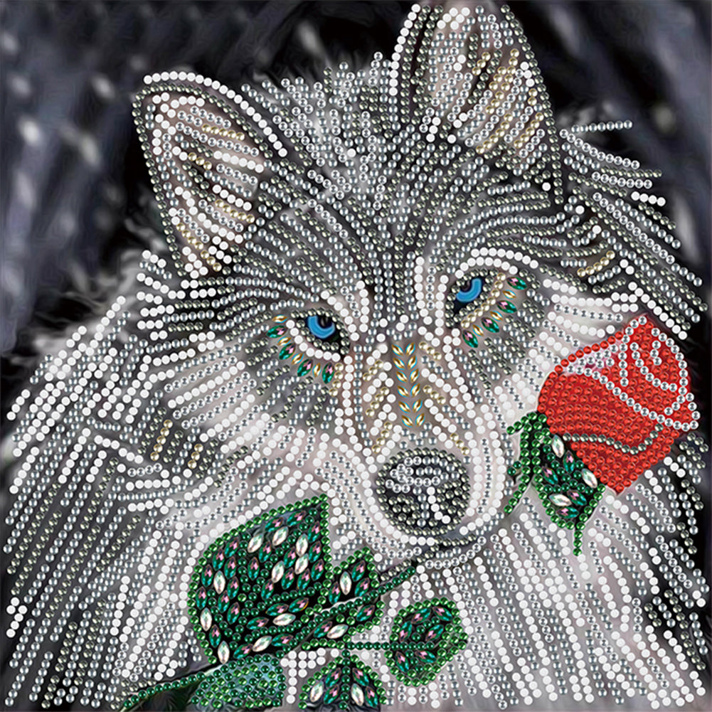 Wolf - Special Shaped Drill Diamond Painting 30*30CM