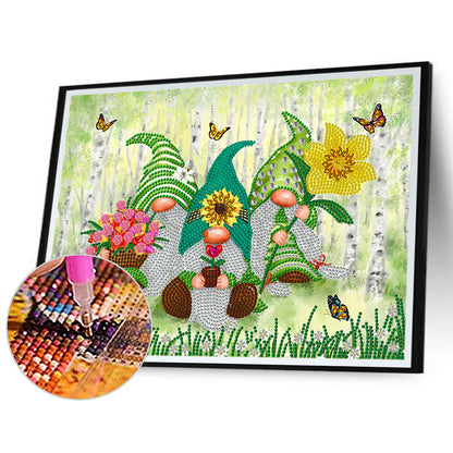 Spring Goblin - Special Shaped Drill Diamond Painting 40*30CM