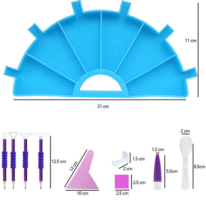 Multifunctional Diamond Accessories Art Craft DIY Set for 5D Diamond Embroidery