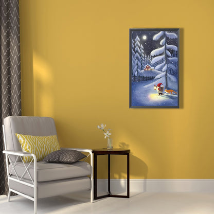 Snow Goblin - Full Round Drill Diamond Painting 40*60CM