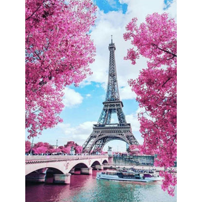 Eiffel Tower - Full Square Drill Diamond Painting 40*50CM