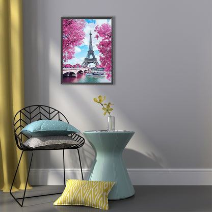 Eiffel Tower - Full Square Drill Diamond Painting 40*50CM