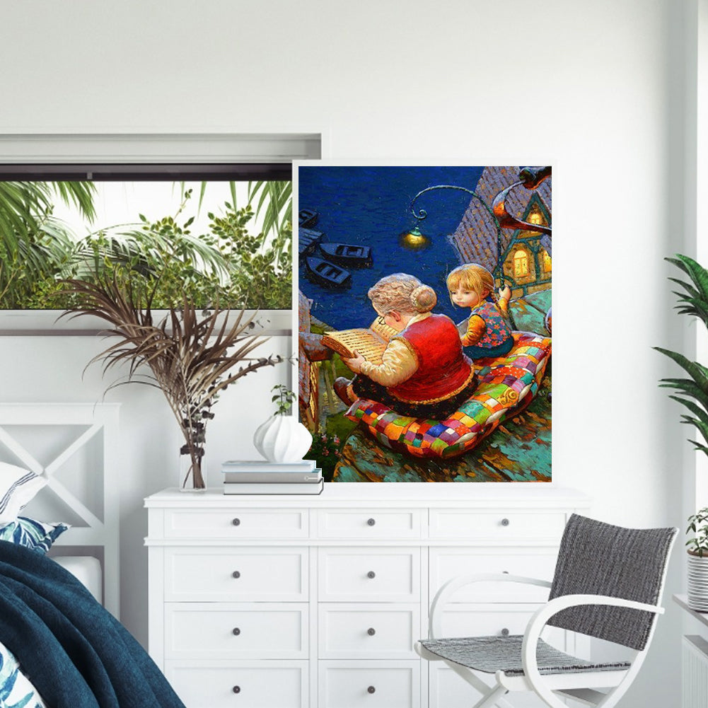 Granny Love - Full Round Drill Diamond Painting 30*40CM