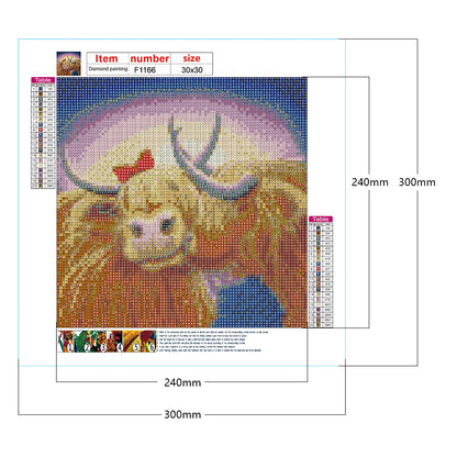 Yak - Full Square Drill Diamond Painting 30*30CM