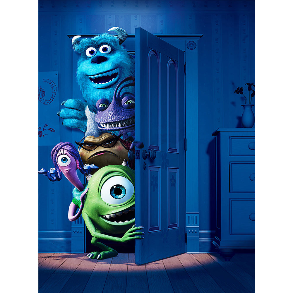 Monsters Inc. - Full Round Drill Diamond Painting 30*40CM